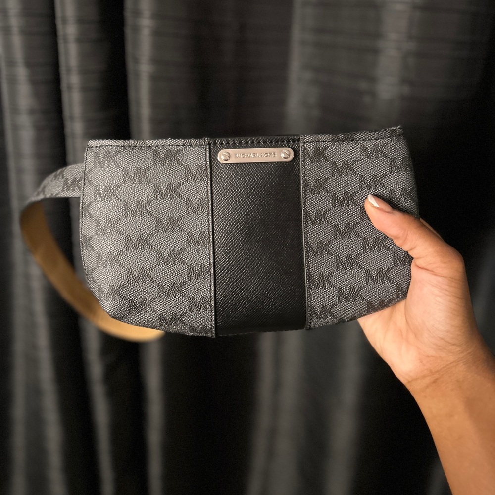 Michael Kors black and grey Fanny pack